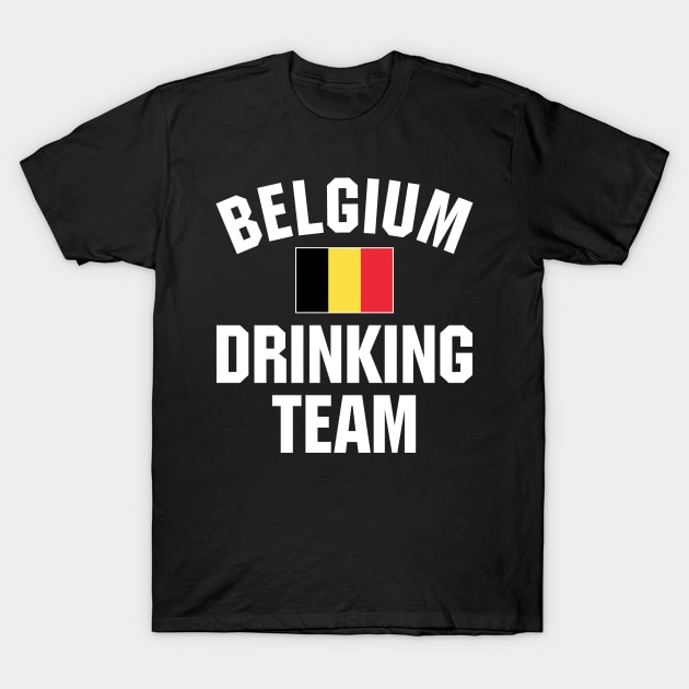 Belgium Drinking Team T-Shirt by SimonL